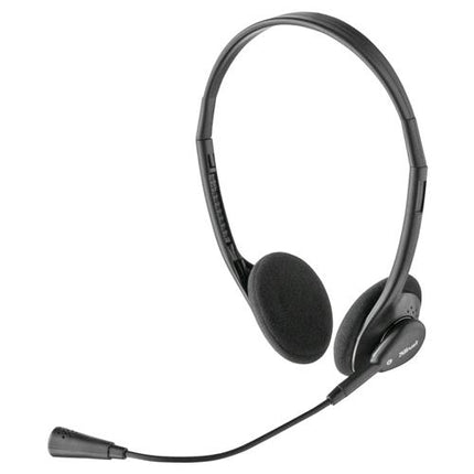 TRUST PRIMO CUFFIE STEREO CON MICROFONO COLORE NERO
