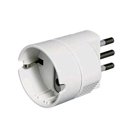 BTICINO ADATTATORE SPINA SHUKO 10A/PRESA P30 BCO