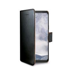 Celly Galaxy S9 custodia in ecopelle colore nero