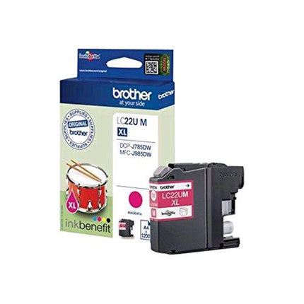 BROTHER LC-22UM CARTUCCIA INK 1.200 PAG MAGENTA