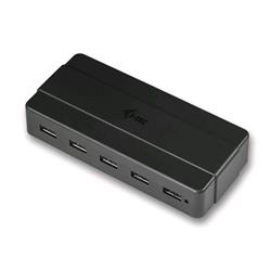 I-Tec charging hub USB 3.0 type-b type-a 7 porte nero