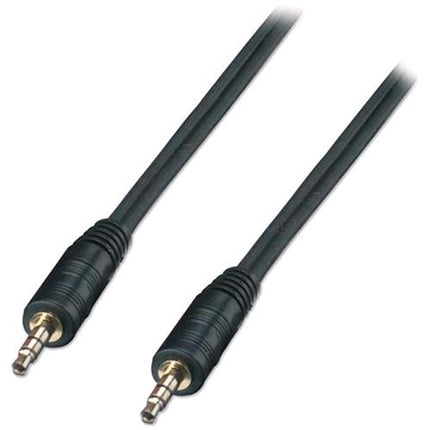 LINDY 35644 CAVO AUDIO 2xJACK 3.5 MM MASCHIO/MASCHIO LUNGHEZZA 5 MT COLORE NERO