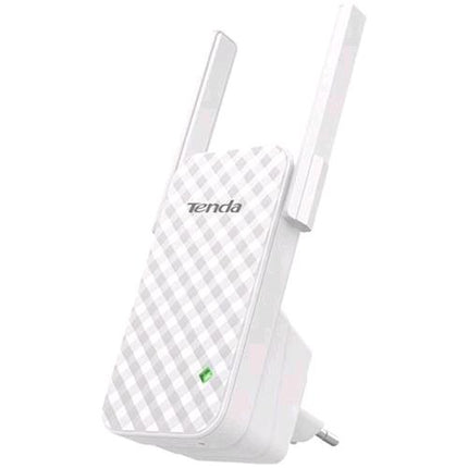 TENDA A9 N300 WI-FI REPEATER UNIVERSALE CON DUE ANTENNE PER LA MASSIMA COPERTURA BIANCO