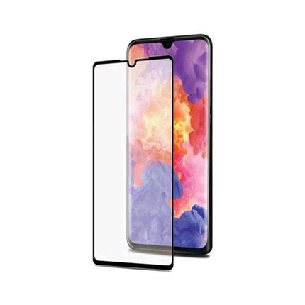CELLY HUAWEI P30 PROTEGGI SCHERMO IN VETRO TEMPERATO COLORE TRASPARENTE/NERO