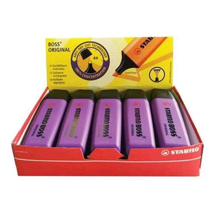 STABILO BOSS ORIGINAL EVIDENZIATORE LAVANDA 10 Pz