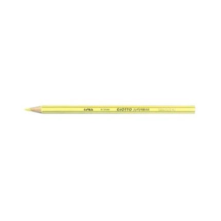GIOTTO SUPERMINA PASTELLI 3.8 mm CONFEZIONE MONO COLORE GIALLO LIMONE 12 Pz.
