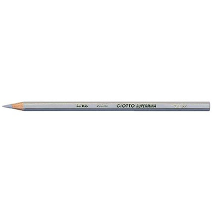 GIOTTO SUPERMINA PASTELLI 3.8 mm CONFEZIONE MONO COLORE ARGENTO 12 Pz.