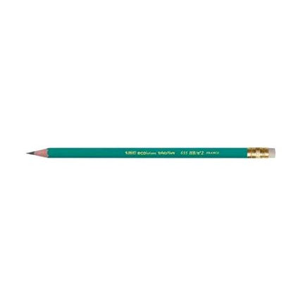BIC ECOLUTION EVOLUTION HB MATITA IN RESINA SENZA LEGNO CON GOMMINO CONF 12 PZ