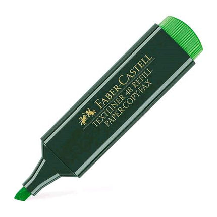 FABER-CASTELL EVIDENZIATORE TEXTLINER 48 VERDE 10 Pz