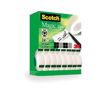 3M SCOTCH 810 MAGIC NASTRO ADESIVO 19MMx3M CONF. 24 Pz.