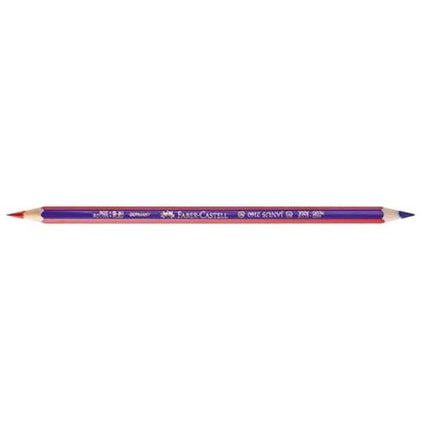 FABER CASTELL JANUS 116000 MATITA BICOLORE ROSSA/BLU CONF 12 Pz.
