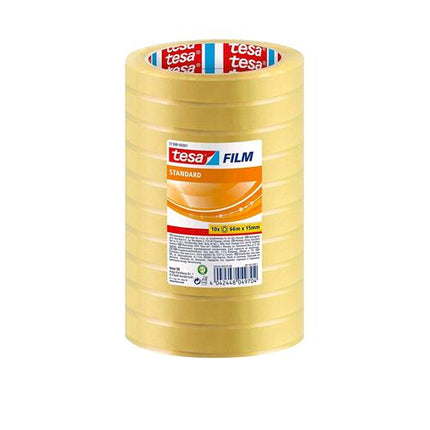 TESA FILM NASTRO ADESIVO 15MMx66M CONF. 10 Pz.
