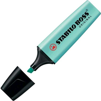 STABILO BOSS ORIGINAL PASTEL EVIDENZIATORE CARTA ZUCCHERO 10 Pz