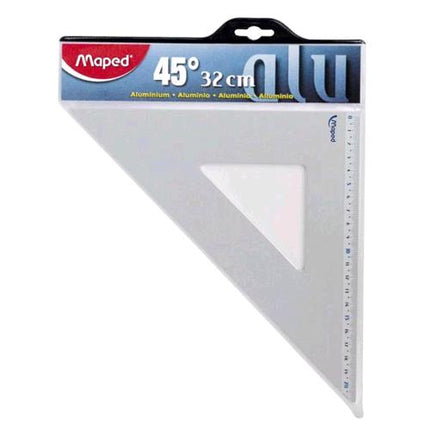 MAPED ALUMINIUM SQUADRA IN ALLUMINIO 45∞ 32 CM
