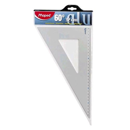 MAPED ALUMINIUM SQUADRA IN ALLUMINIO 60∞ 32 CM