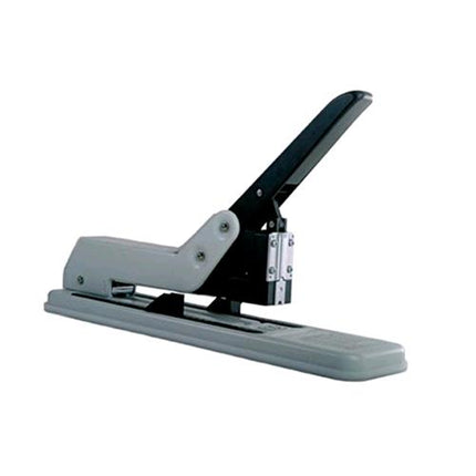 MOLHO LEONE 130 CUCITRICE ALTI SPESSORI BRACCIO LUNGO DA TAVOLA CARICAMENTO POSTERIORE 200 FOGLI TIPO PUNTI SERIE 23/6-23/8-23/10-23/13-23/15-23/17-23/20 MM GRIGIO/NERO