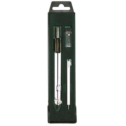 FABER CASTELL COMPASSO BASE START- BASE IN OTTONE A DUE SNODI IN ALLUMINIO ÿ 1 A 380 MM CON PROL FINO A ÿ 490