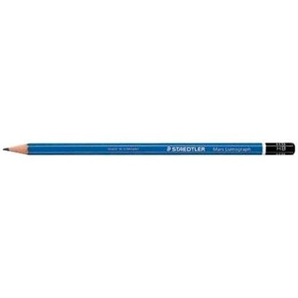 STAEDTLER MARS LUMOGRAPH MATITA DI GRAFITE 6B FUSTO BLU+ NERO CONF 12 Pz.