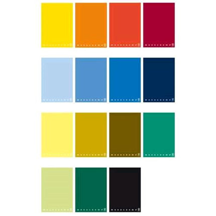 PIGNA MONOCROMO QUADERNO MAXI SPIRALATO NO FORI A4 80 GR QUADRETTI 5M 70 FOGLI CONF 5 Pz.