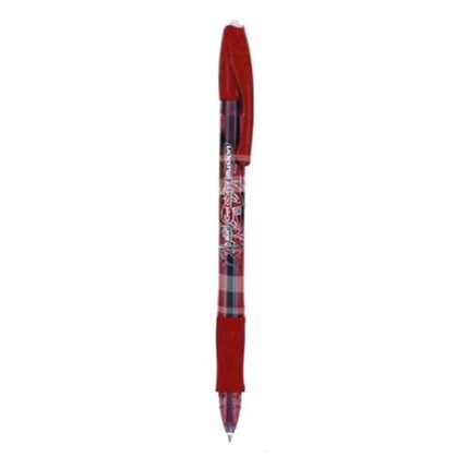 BIC GEL-OCITY PENNA A SFERA INCHIOSTRO ROSSO PUNTA FINE FUSTO TRASPARENTE CONF 12 Pz.