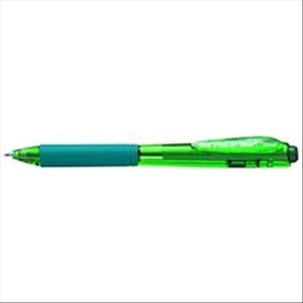 PENTEL WOW PENNA A SFERA INCHIOSTRO VERDE PUNTA MEDIA FUSTO ERGONIMICO TRIANGOLARE GRIP IN GOMMA CONF 12 Pz.
