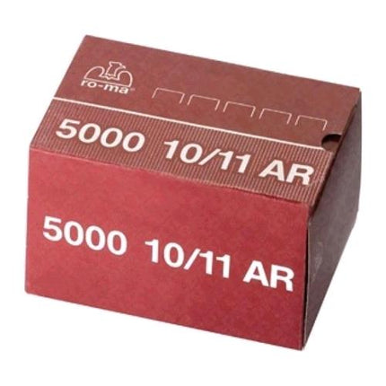 RO-MA PUNTI METALLICI ACCIAIO 10/11MM PER ALTI SPESSORI CONFEZIONE 5.000 PUNTI