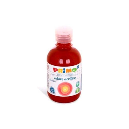 PRIMO TEMPERA ACRILICA FLACONE DA 300 ML COLORE SIENA BRUCIATA