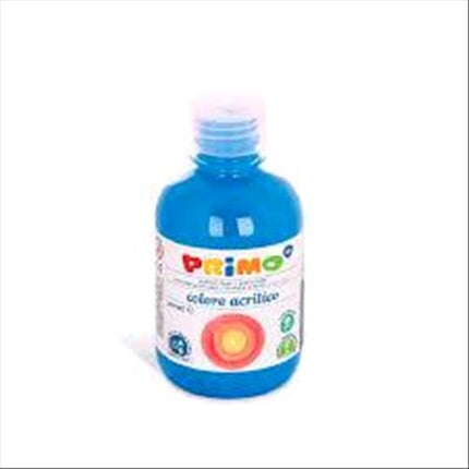 PRIMO TEMPERA ACRILICA FLACONE DA 300 ML COLORE CIANO
