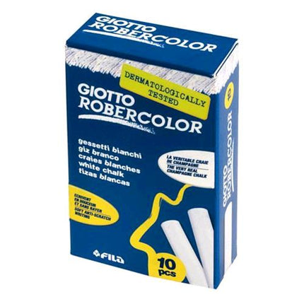 GIOTTO ROBERCOLOR GESSETTI TONDI PER LAVAGNE COLORE BIANCO CONF 10 Pz.