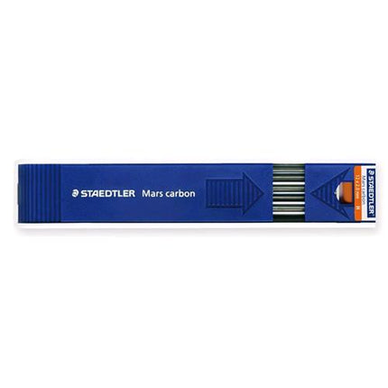 STAEDTLER MARS CARBON 200 ASTUCCIO MINE H 2 mm CONF 12 Pz.
