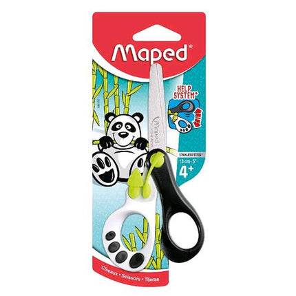 MAPED FORBICE KOOPY CON MOLLA 13 CM APERTURA AUTOMATICA COLORE BIANCO NERO