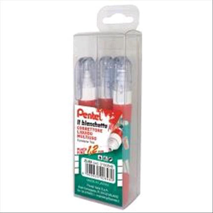 PENTEL ZL63 CORRETTORE LIQUIDO A PENNA DA 7 ML CONF 3 Pz.