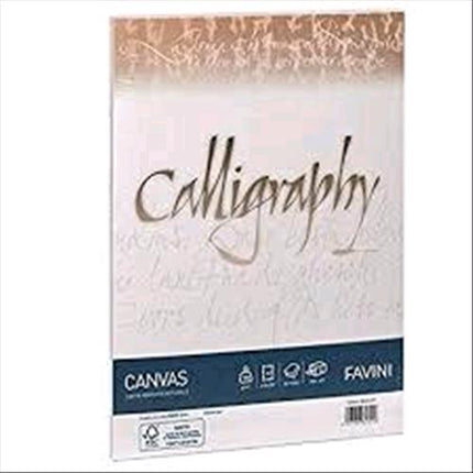 CARTOTECNICA FAVINI CANVAS 25 BUSTE 12X18 100GR COLORE BIANCO BIANCO