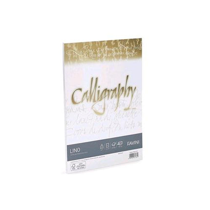 CARTOTECNICA FAVINI LINO 50 FOGLI A4 120 GR COLORE BIANCO