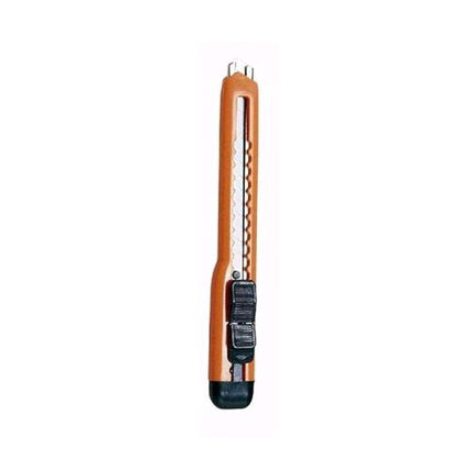 VIVA 031 CUTTER A LAMA 80 MM X 9MM GUIDA IN METALLO STRUTTURA IN PLASTICA CON BLOCCA LAMA COLORE ARANCIONE