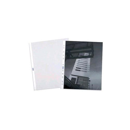 FAVORIT BUSTE A U CON FORATURA UNIVERSALE IN PP LISCIA CM 30X42 A4 TRASPARENTE CONF 10 Pz.