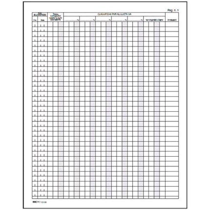 EDIPRO REGISTRO IVA 310X245MM 46 FOGLI NUMERATI CONF 10 Pz.