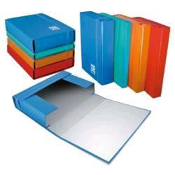 Blasetti one color cartella progetto c/elastico in cartoncino plastificato 250X360MM A4 dorso 7CM col. verde