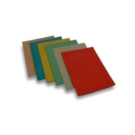 BREFIOCART PANNOSA CARTELLINE SEMPLICI IN CARTONCINO 140 GR 250X350MM COL. GIALLO CONF 100 Pz.