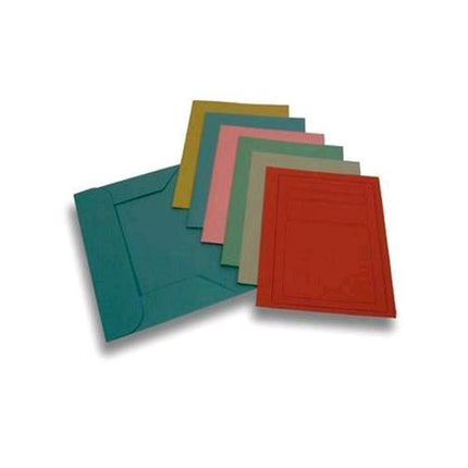 BREFIOCART MANILLA CARTELLINE 3 LEMBI IN CARTONCINO 190 GR CON STAMPA 250X330MM COL. ROSSO CONF 50 Pz.