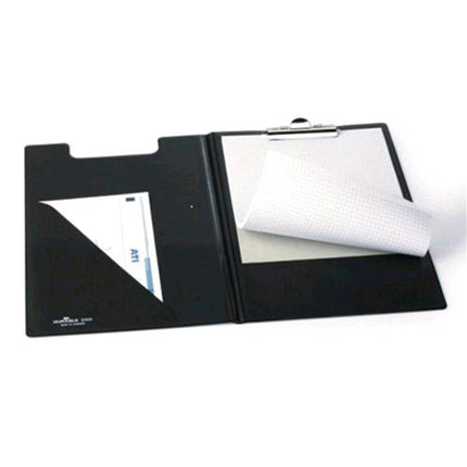DURABLE CARTELLA PORTABLOCCO IN SIMILPELLE 210X297MM A4 COL.NERO