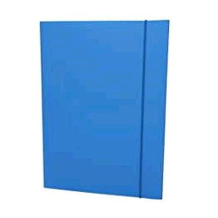 FELLOWES CARTELLA 3 LEMBI C/ELASTICO IN PP 250X350MM COL. AZZURRO