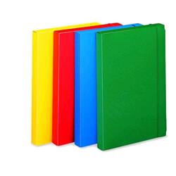 Fellowes cartella c/elastico in pp 240X350MM A4 dorso 3CM col.azzurro