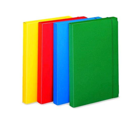 FELLOWES CARTELLA C/ELASTICO IN PP 240X350MM A4 DORSO 3CM COL.GIALLO