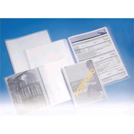 FAVORIT SVILUPPO PORTALISTINI PERSONALIZZABILI IN PP 220X300MM A4 80 BUSTE COL. TRASPARENTE