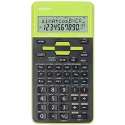 Sharp EL531THBGR calcolatrice scientifica nero/verde