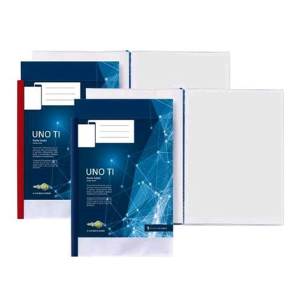 SEI ROTA UNO TI PORTALISTINI IN PP 300X220MM A4 96 BUSTE COL. BLU