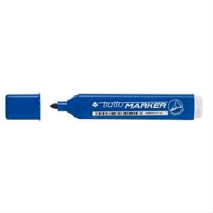 TRATTO MARKER MARCATORE PERMANENTE BLU PUNTA TONDA 1.40/2.80 mm CONF 12 Pz.