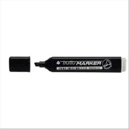 TRATTO MARKER MARCATORE PERMANENTE NERO PUNTA A SCALPELLO 1/5 mm CONF 12 Pz.