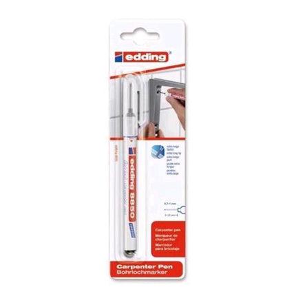 EDDING CARPENTER PEN MARCATORE PERMANENTE NERO PUNTA AD AGO CONF 5 Pz.